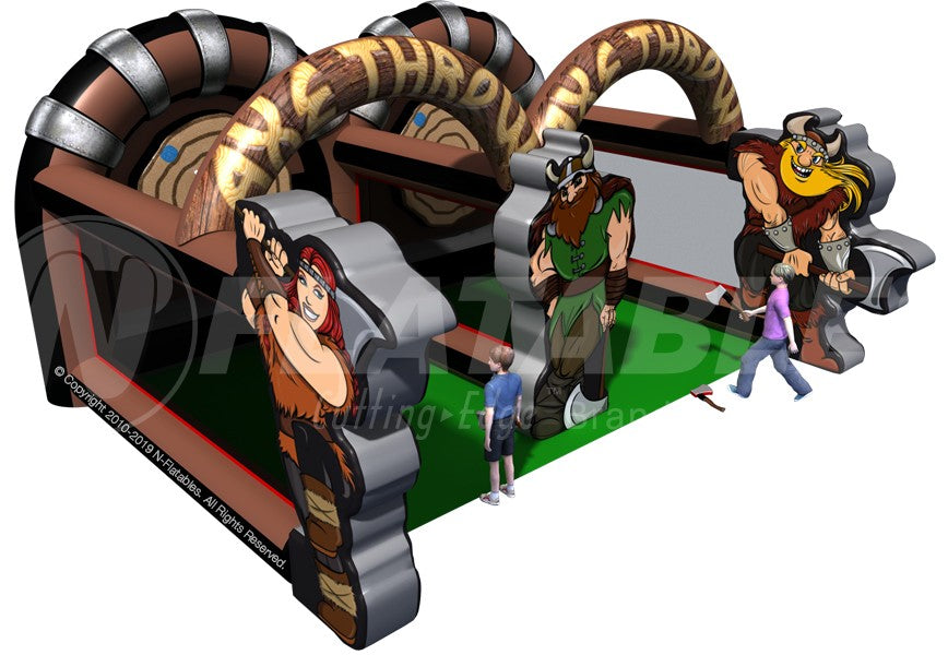 Inflatable Viking Axe Throw™ (Double) - The Jump Pad