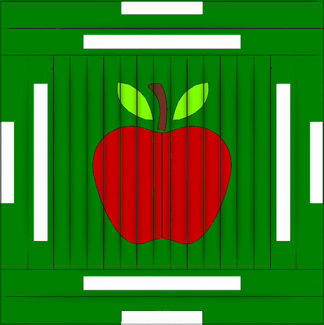 30x70 Giant Apple Pad