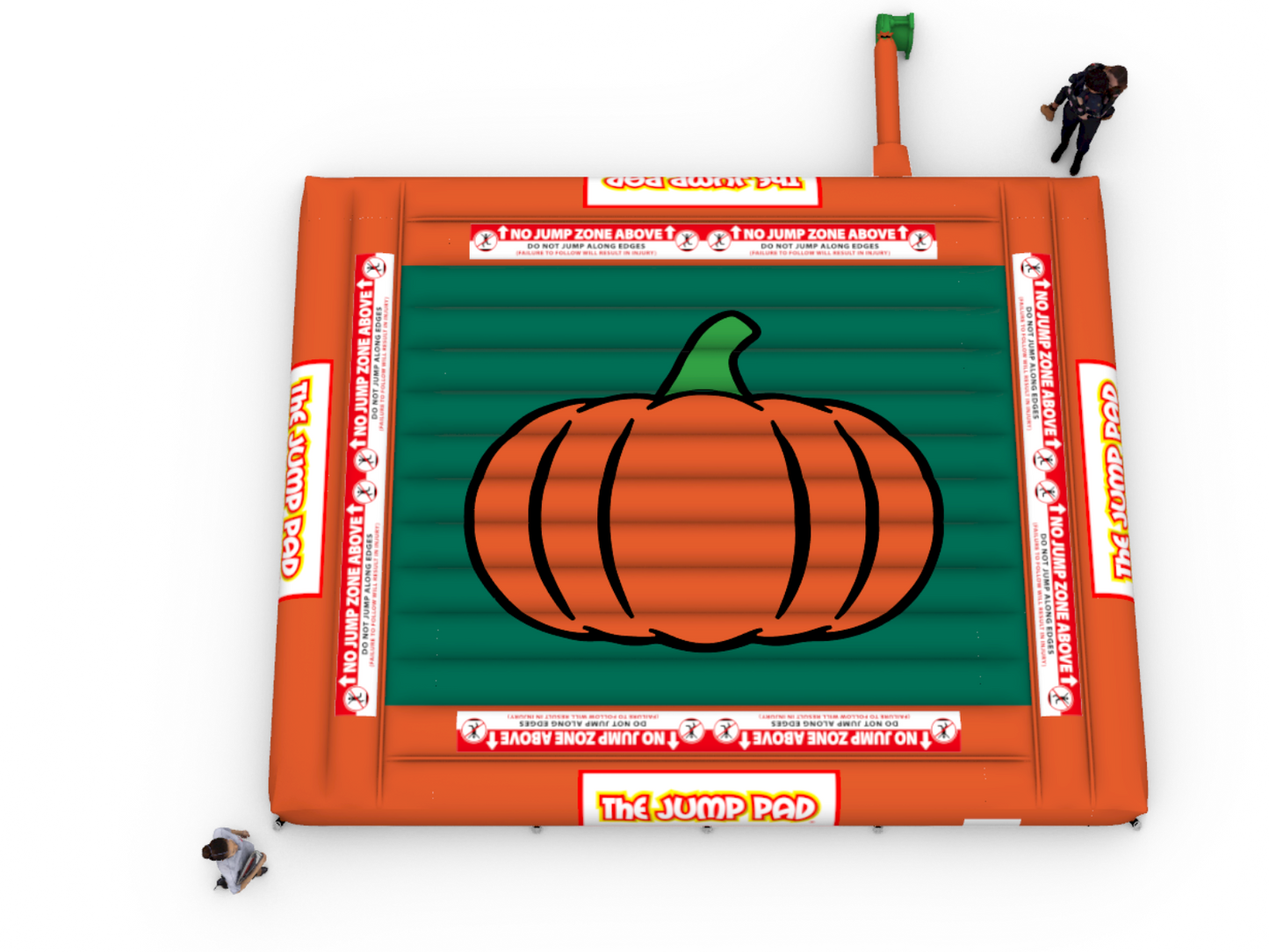 20x25 Original Pumpkin Pad Aerial View | The Jump Pad