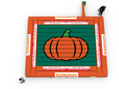 20x25 Original Pumpkin Pad Aerial View | The Jump Pad