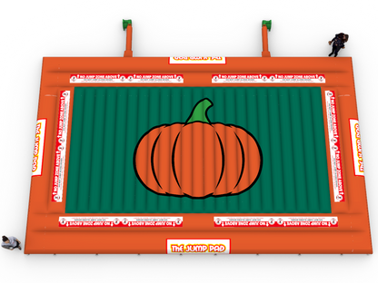 25x40 Original Pumpkin Pad Aerial View | The Jump Pad
