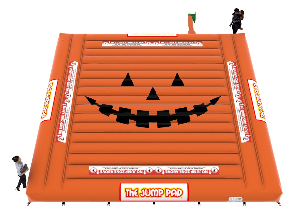 30x30 Pumpkin Inflatable Large Trampoline Bouncer | The Jump Pad