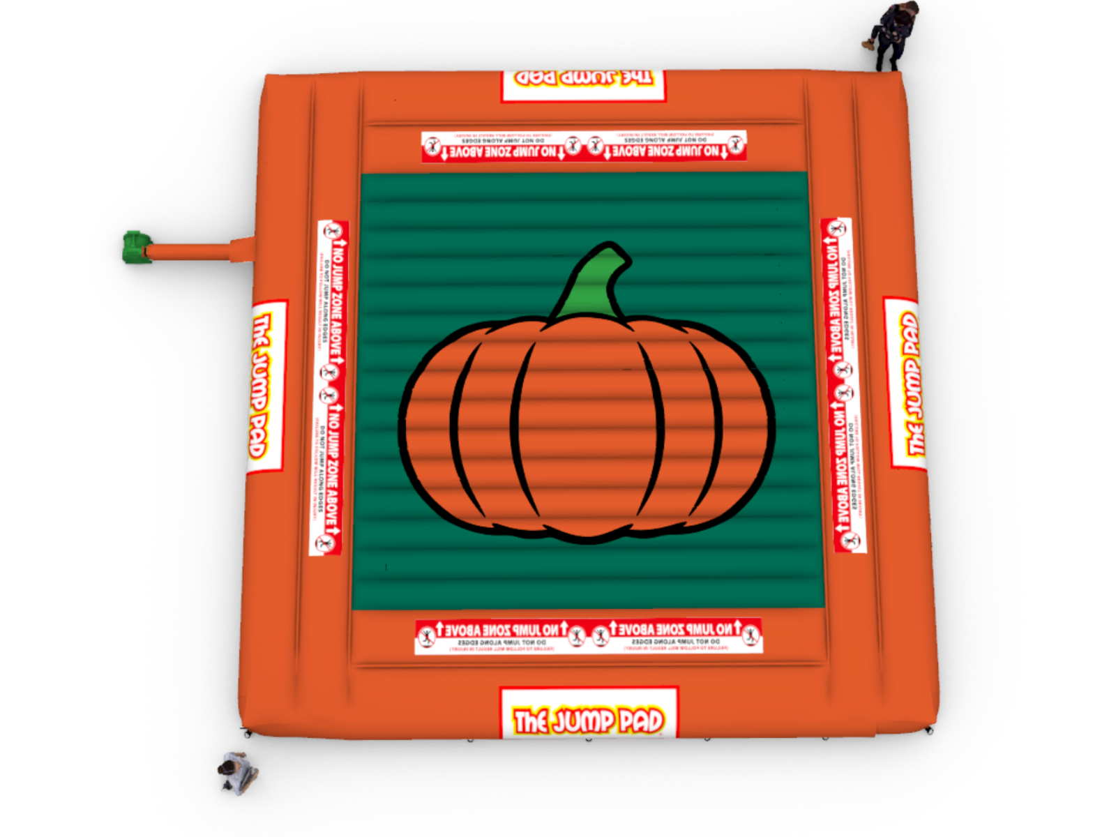 30x30 Original Pumpkin Pad Aerial View | The Jump Pad