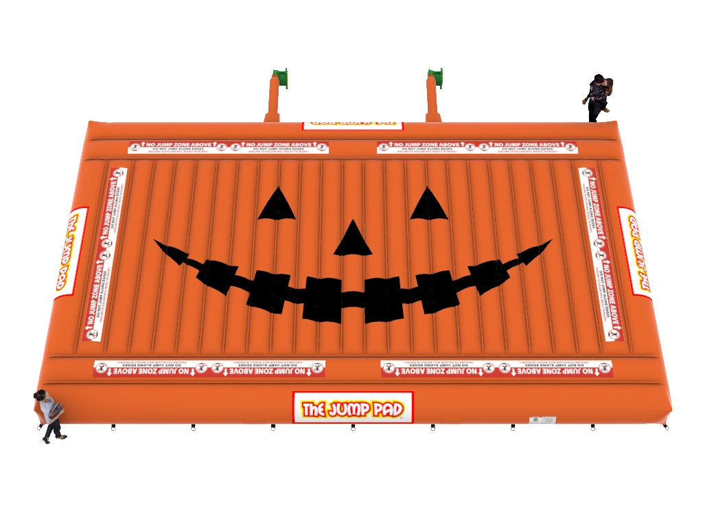 25x40 Original Pumpkin Pad Aerial View | The Jump Pad