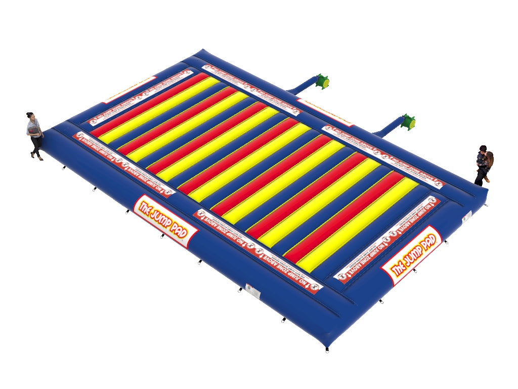 25x40 Original Jump Pad Inflatable Trampoline Aerial View