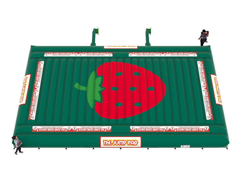 25x40 Original Strawberry Pad | The Jump Pad