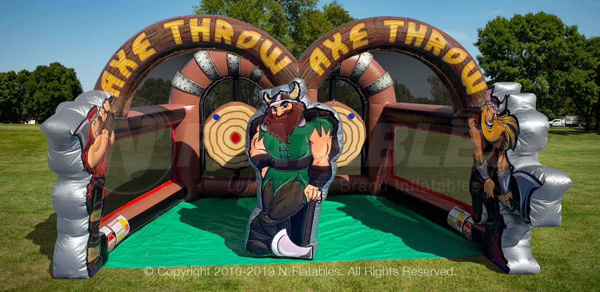 Inflatable Viking Axe Throw™ (Double) - The Jump Pad