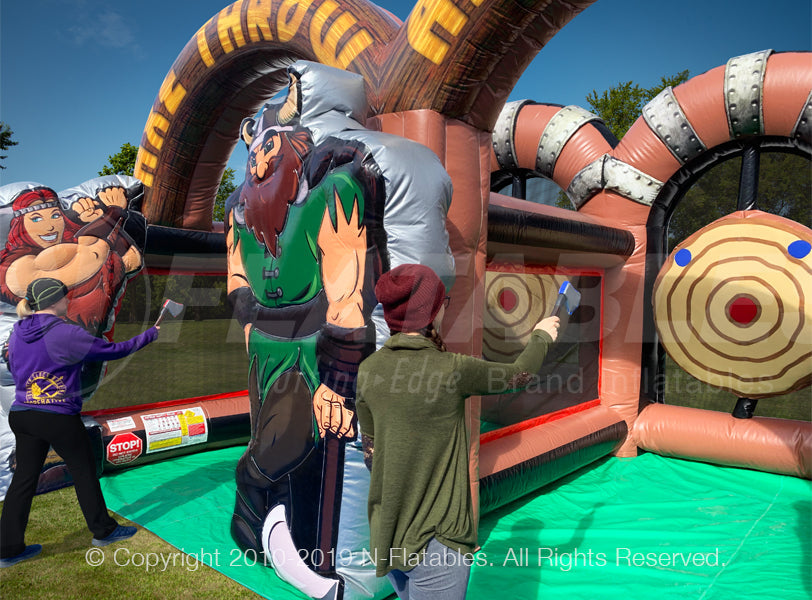 Inflatable Viking Axe Throw™ (Double) - The Jump Pad