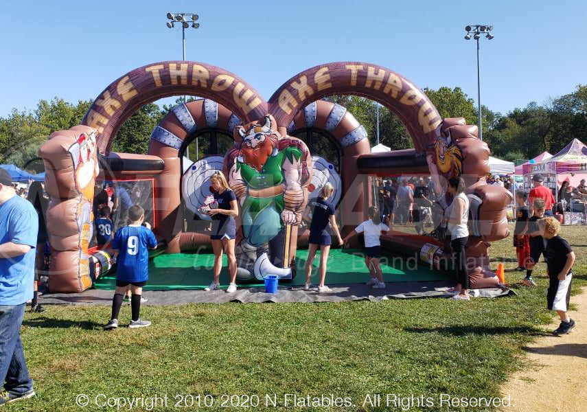 Inflatable Viking Axe Throw™ (Double) - The Jump Pad