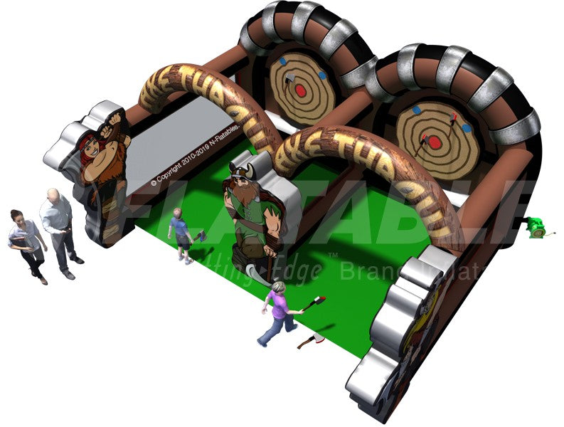 Inflatable Viking Axe Throw™ (Double) - The Jump Pad