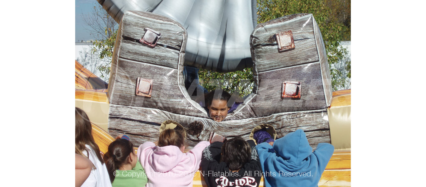 Lumberjack (24’) Dual Slide - The Jump Pad