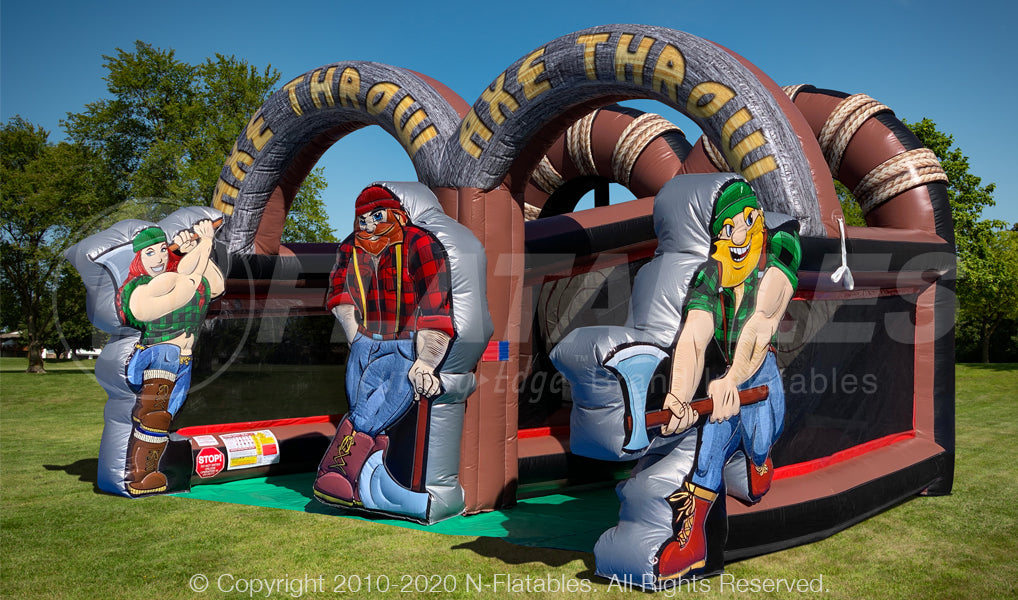 Inflatable Lumberjack Axe Throw™ (Double) - The Jump Pad