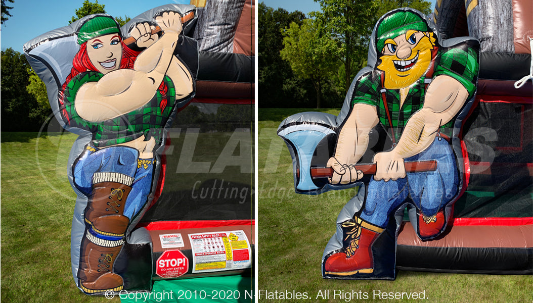 Inflatable Lumberjack Axe Throw™ (Single) - The Jump Pad