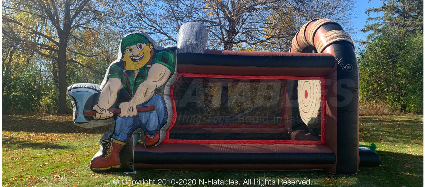 Inflatable Lumberjack Axe Throw™ (Single) - The Jump Pad