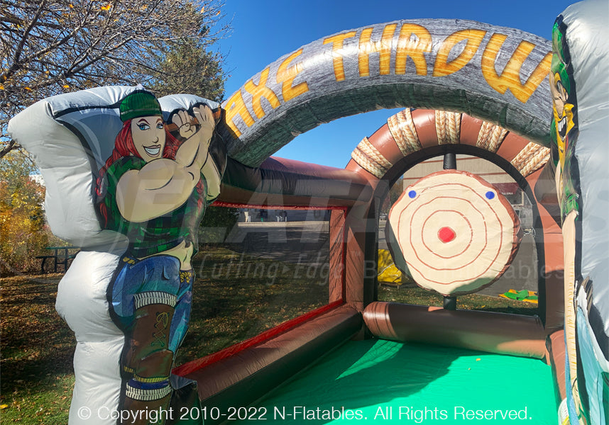 Inflatable Lumberjack Axe Throw™ (Single) - The Jump Pad