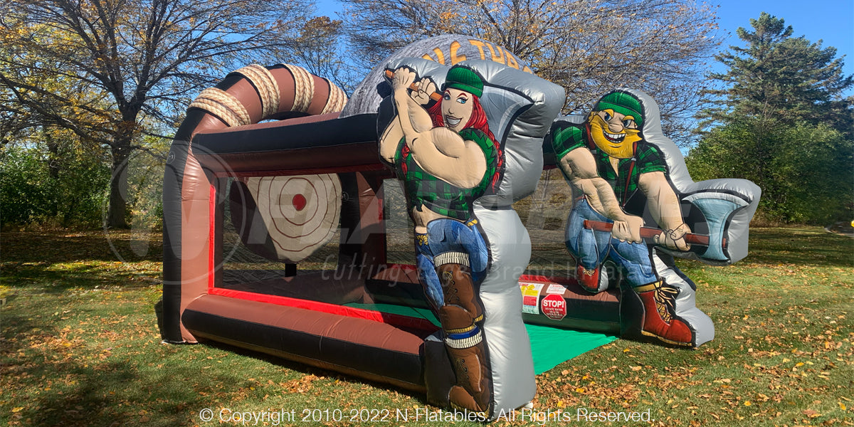 Inflatable Lumberjack Axe Throw™ (Single) - The Jump Pad