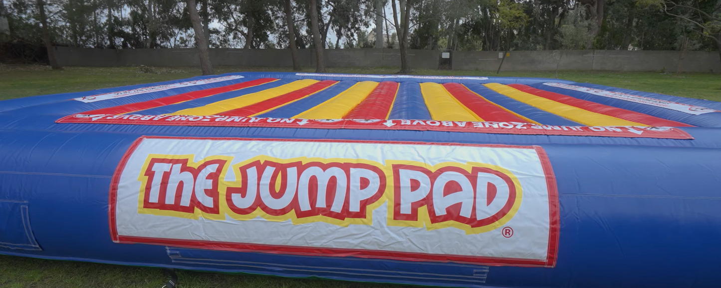 The Jump Pad Banner Close Up | The Jump Pad