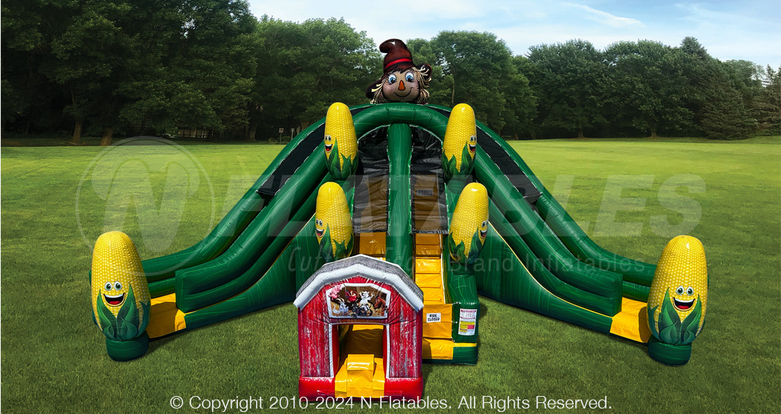 Triple Scarecrow Slide - The Jump Pad