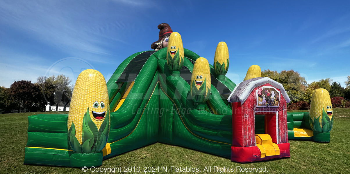 Triple Scarecrow Slide - The Jump Pad
