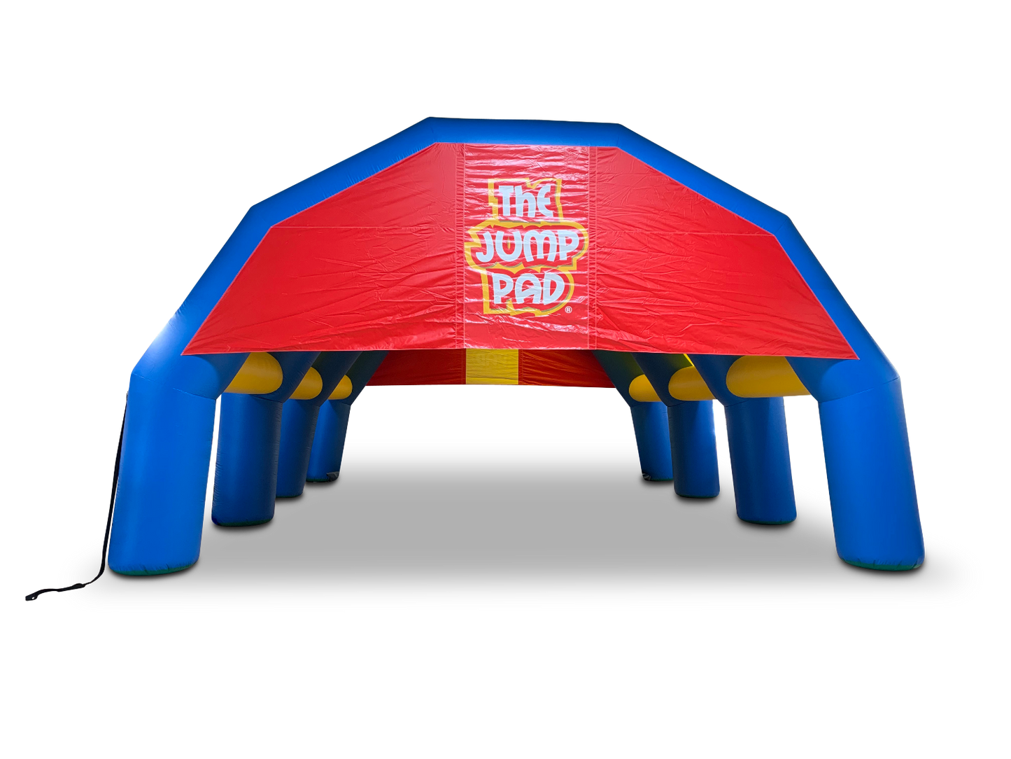 The Jump Pad 30x50 Inflatable Tent Front View