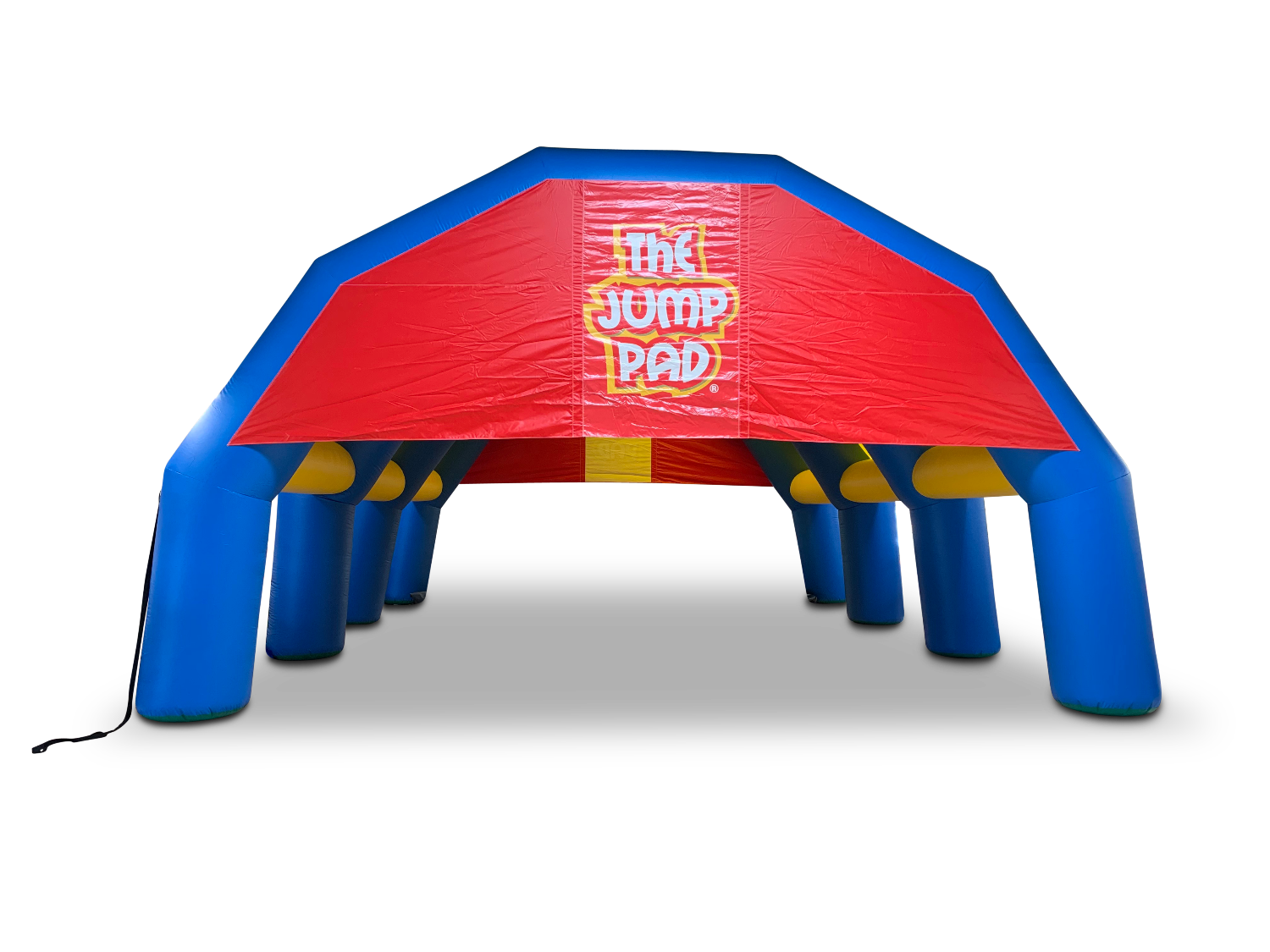 The Jump Pad 30x50 Inflatable Tent Front View