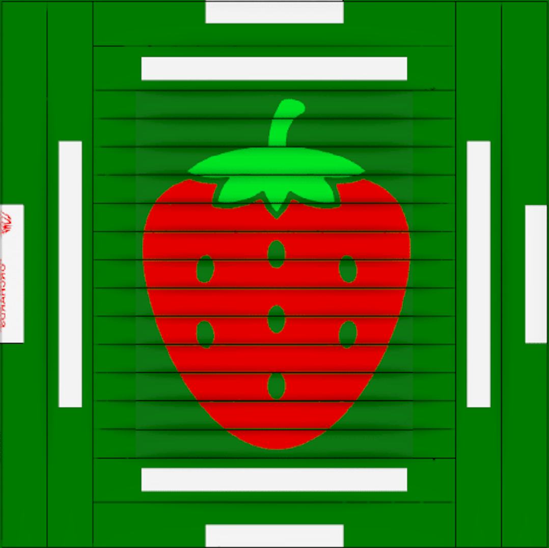 20x25 Strawberry Pad