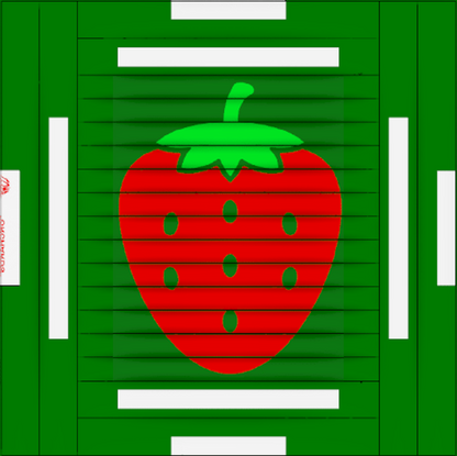 30x70 Giant Strawberry Pad